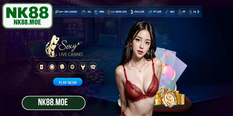 Casino NK88 là không gian giải trí trực tuyến hiện đại, minh bạch