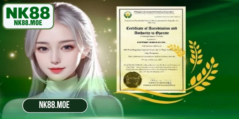 Giấy phép hoạt động NK88 là văn bản pháp lý do cơ quan có thẩm quyền cấp