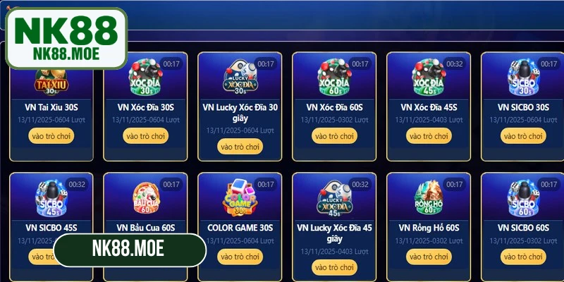 Các bước tham gia vào danh mục trò chơi của nhà cái NK88