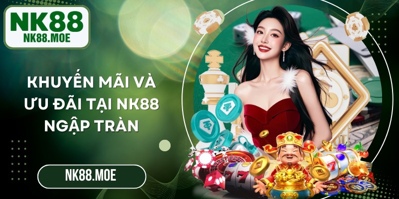 Khuyến mãi và ưu đãi tại NK88 ngập tràn